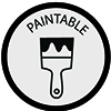 Paintable