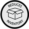 Reduces Inventory