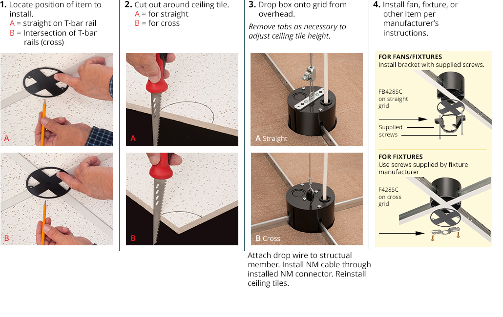 Arlington T Box For Suspended Ceiling Grids