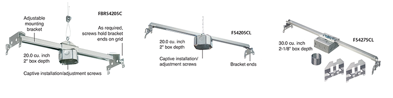 Fan Fixture Box Kits For Suspended Ceilings