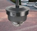 security camera overlooking outdoor walkway