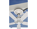 ceiling fan installed outside