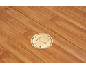 floor box in wooden floor