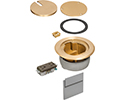 exploded view of components included in in-box cover kit