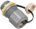 low profile strain relief cord connector