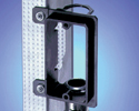 low voltage mounting bracket mounted to steel stud