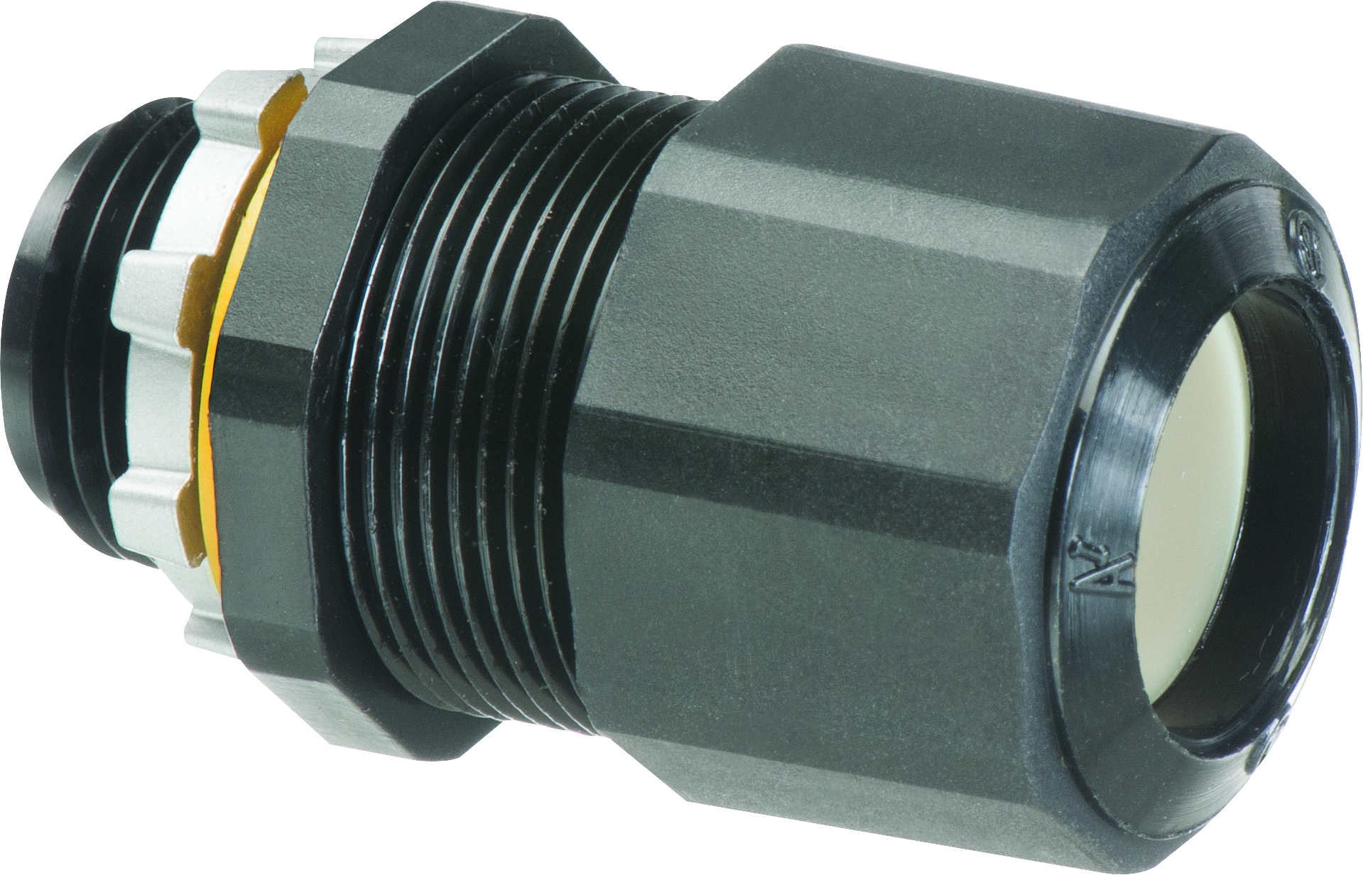 T&B® 4960NM Industrial Fitting Ranger® Angled Strain Relief Cord Connector,  1/2 in Trade, 1/8 to 3/8 in Cable Openings